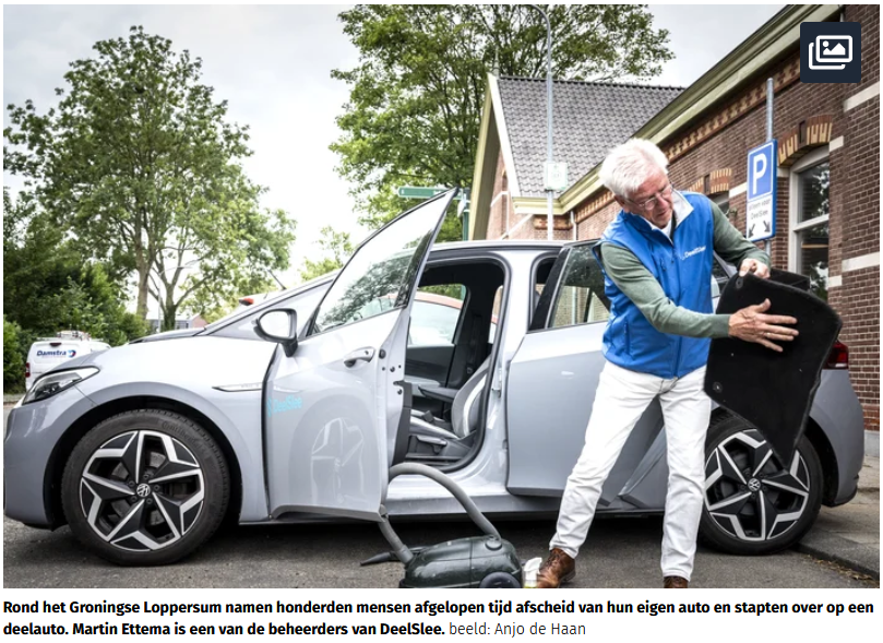DeelSlee artikel in het ND
